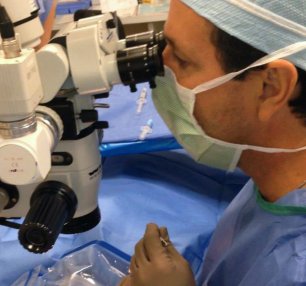 Dr. Hamilton performs surgery