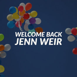 welcome back jenn weir