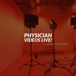 red colored studio room with lights