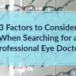 professional eye doctor